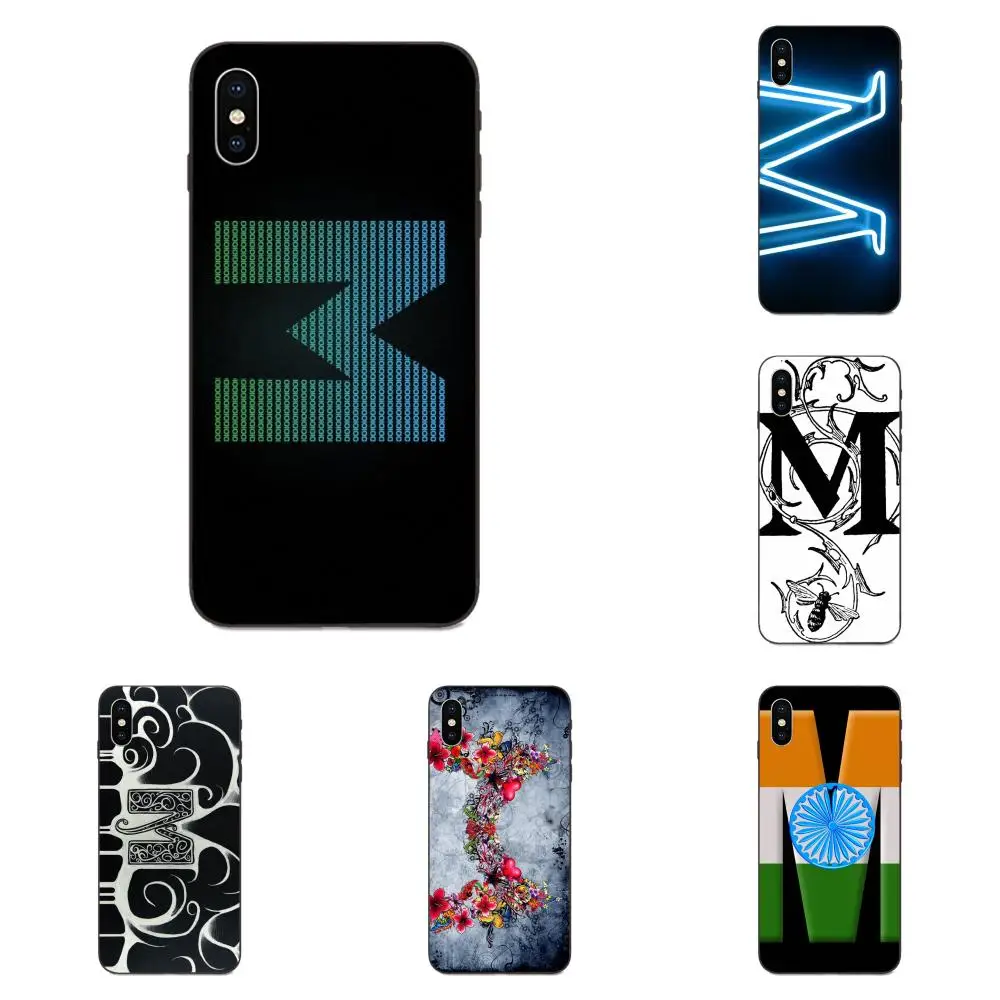 Мягкий чехол для Xiaomi Mi Mix Max Note 2 2S 3 5X 6 6X 8 9 9T SE A1 A2 A3 CC9e Lite Play Pro F1 Letter M | Мобильные