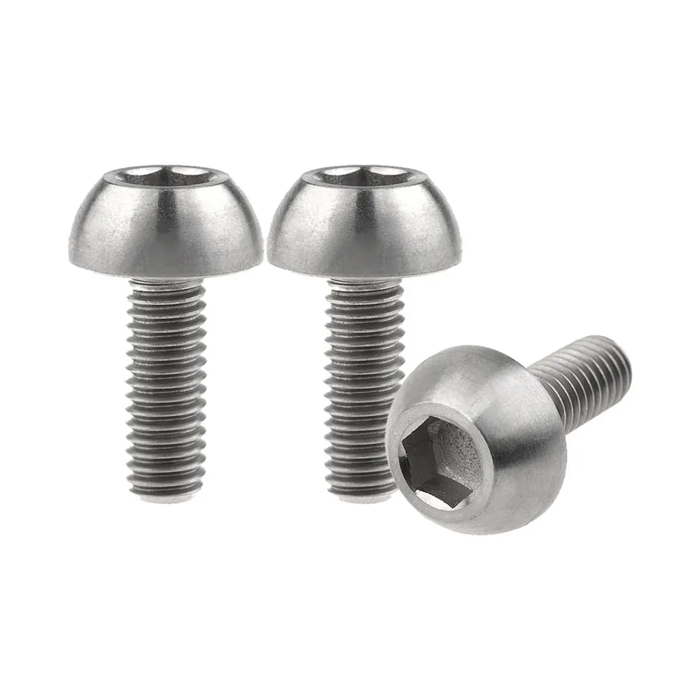 

Xingxi Ti Titanium Bolt M6x17mm Round Head Scerw for Motorcycle 90106-MFL-D20 CBR VFR VTR Fireblade RVF Disc Rotor