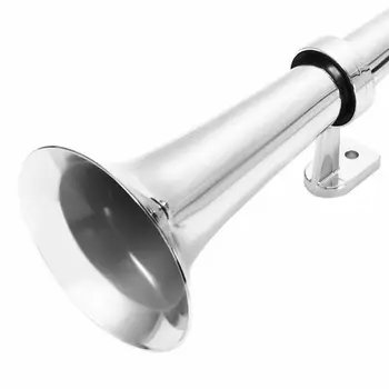 

Hot Universal 17 Inch 150DB Loud Car Air Horn 12V 110 Hertz Single Trumpet Compressor for Trucks Cars Automobiles