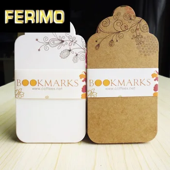 

1set/20pcs Floral DIY Gift Tags Paper Cards Bookmarks Party Paper Gift Tag Hang Tag Label Clothes Sewing Garment Tags 5.2x10cm