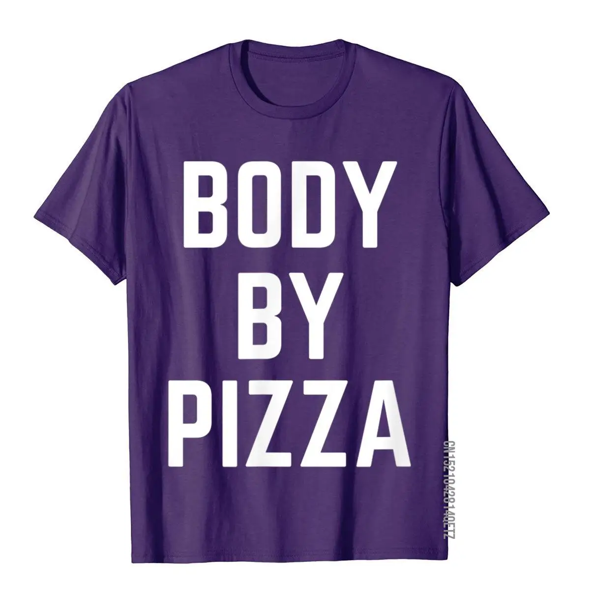 Body By Pizza T-Shirt__B5938purple