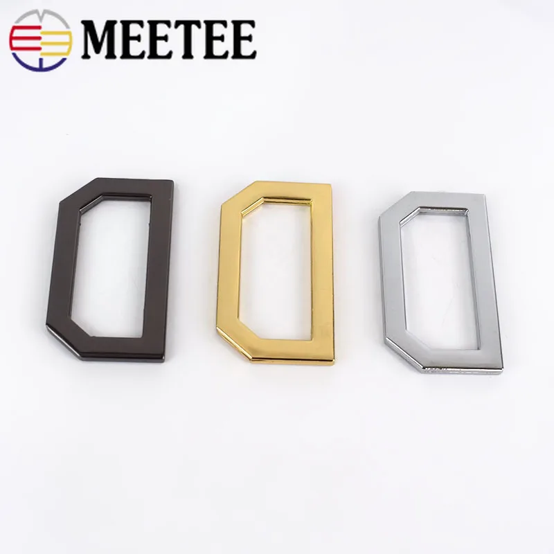 10 шт/20 шт Meetee 38 мм(ID) металлические квадратные D кольца для пряжки пояса одежды DIY ручной работы багажные сумки, швейные принадлежности для кожаного ремесла