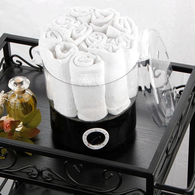 

HTHL-Steam Towel Heating Pot Steaming Treatment Package Beauty Salon with Steaming Pot Small Heating Pot US Plug