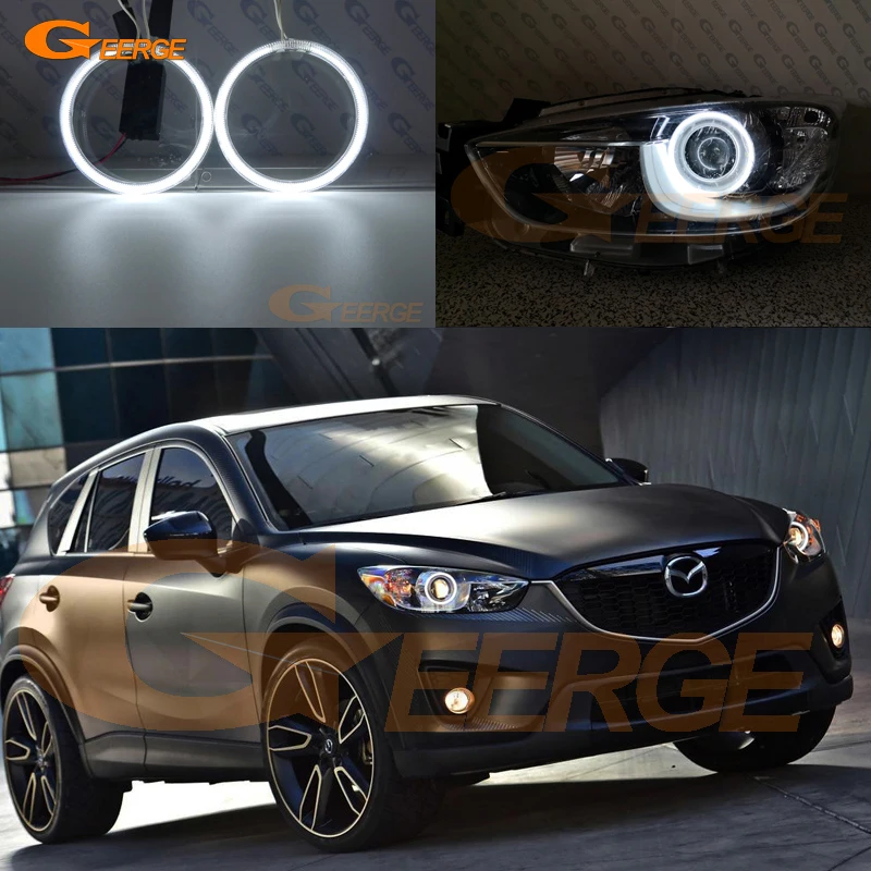 Для mazda cx 5 2012 2013 2014 2015 пред лицевая сторона отличные ультра яркие CCFL ангельские