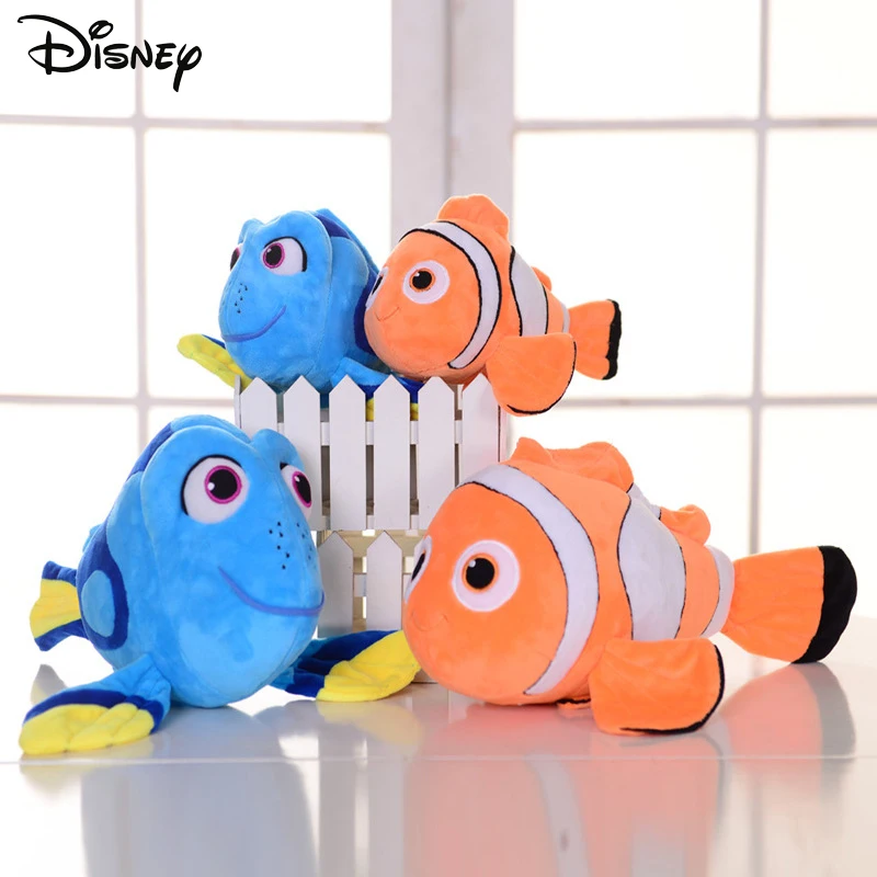 Disney Cartoon Movie Finding Nemo Dory Dolly Plush Toys Animal Stuffed Toy  Dolls Clown Fish Kids Children Girl Birthday Gift|null| - AliExpress