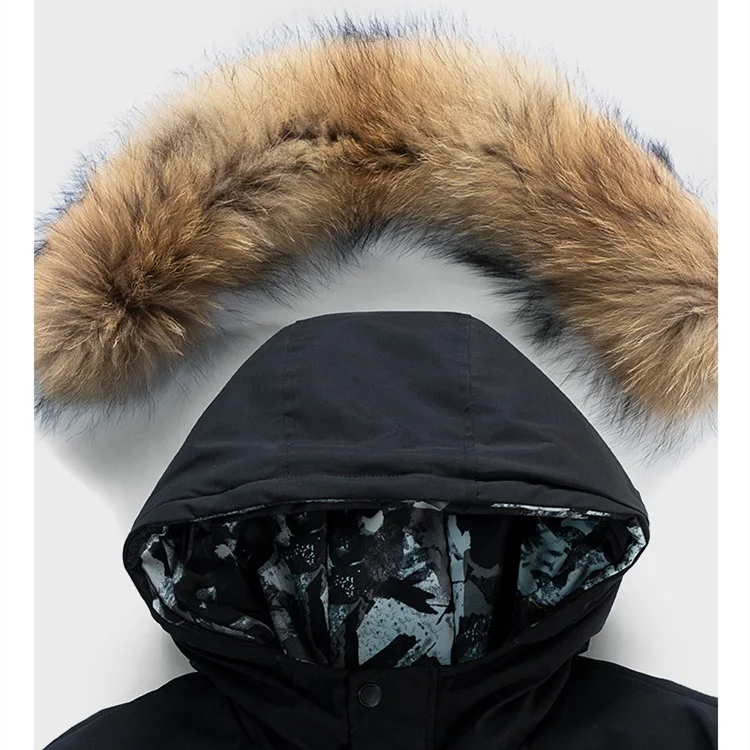 Новые зимние длинные куртки мужские пальто 8XL Повседневная теплая Толстая куртка с меховым воротником мужские парки Новая роскошная верхняя одежда водонепроницаемая парка пальто