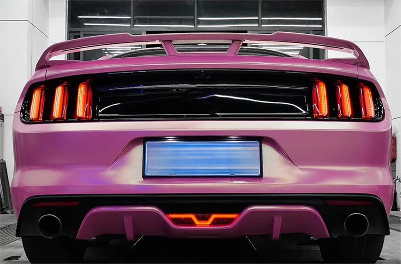 Для нового Mustang спойлер из углеволокна крыло багажника хвост- Ford Mustang ABS Материал праймер цвет автомобиля spoile задняя губа