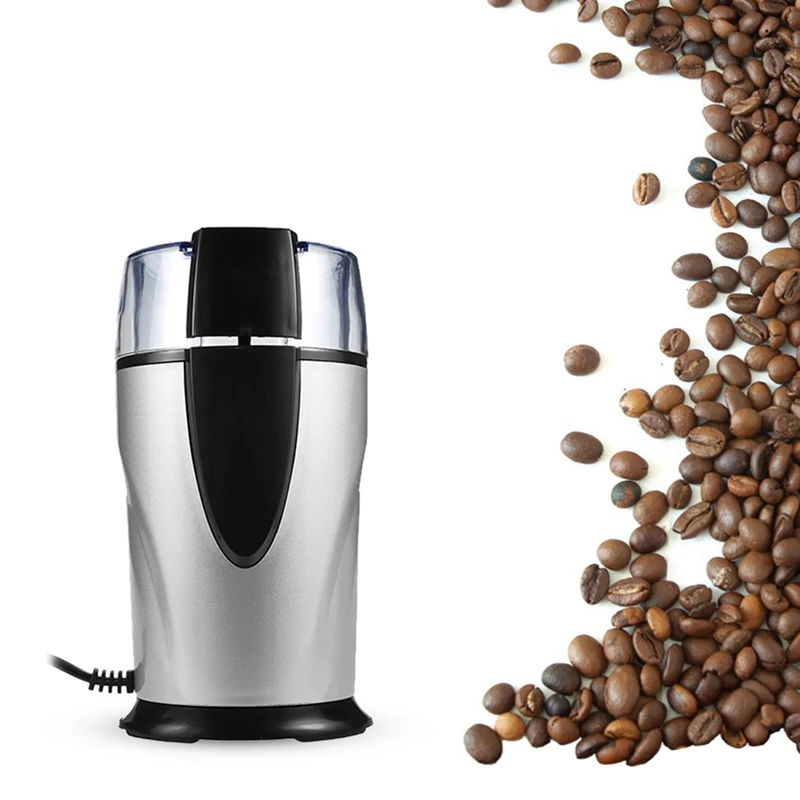 Electric Coffee Grinder Spice Maker Stainless Steel Blades Beans Mill Herbs Nuts Cafe Home Kitchen Tool Eu Plug | Бытовая техника