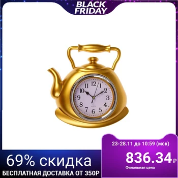

Wall clock, series: Kitchen, "Teapot" 25x29 cm, smooth running 2865256