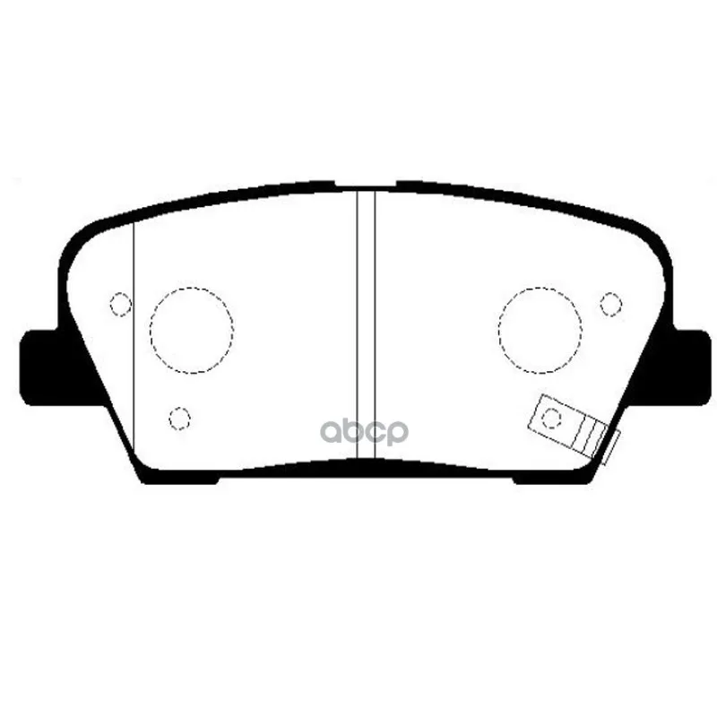 Колодки Тормозные Hyundai Santa Fe(Cm) 2.2d 09-/Kia Sorento(Xm) 09- Задние Ctr Ckkk44 Ctr арт. CKKK44
