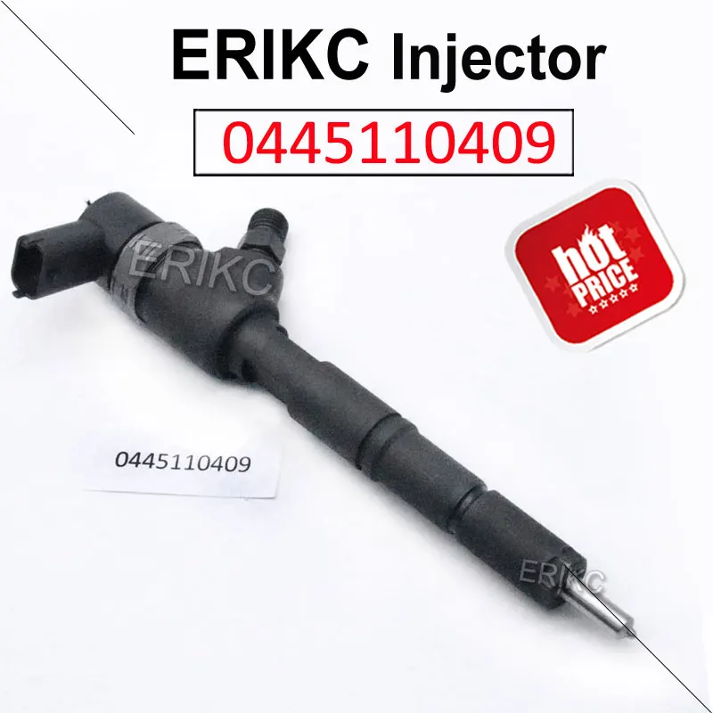ERIKC 0 445 110 409 CR дизельного топлива инжектор 0445110409 Авто Топливный Запчасти впрыска топлива 0445 110 409(1112010-55D) для BAW Fenix FAW