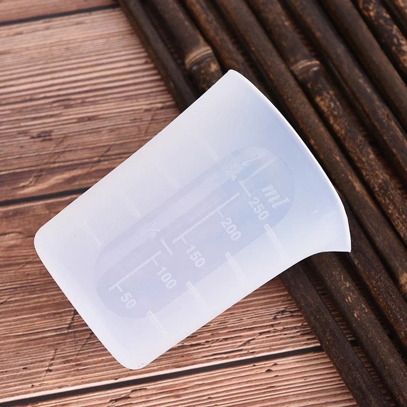 100 мл кухонный мерный стаканчик с прозрачными чешуями силиконовый клей из смолы