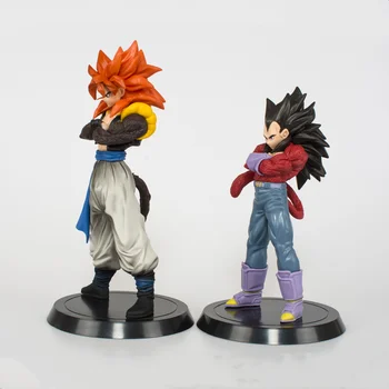 

2pcs/set Dragon Ball Z Action Figures Gogeta Vegeta Super Saiyan Anime Toys Goku Figurine Brinquedos Model PVC Collectible Doll
