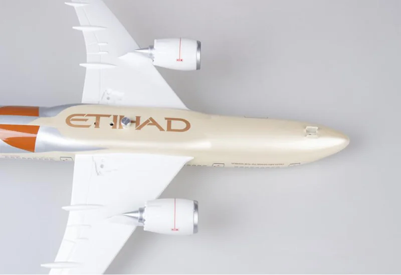 43 см самолет 1/130 масштаб моделирование Boeing B787 самолет ETIHAD Модель самолетов проблесковый маячок и колеса литой под давлением пластиковые игрушечные самолеты