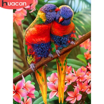 

HUACAN 5D DIY Full Square Round Diamond Painting Bird Diamond Embroidery Sale Animal Cross Stitch Rhinestone Art