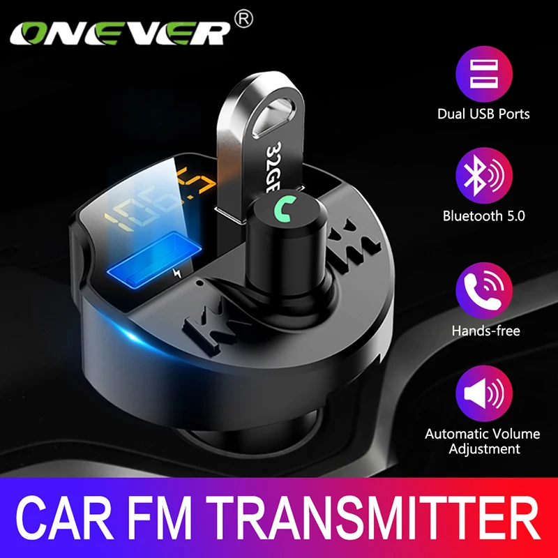Автомобильный Fm трансмиттер Onever Bluetooth 5 0 mp3 плеер|FM-трансмиттеры| |