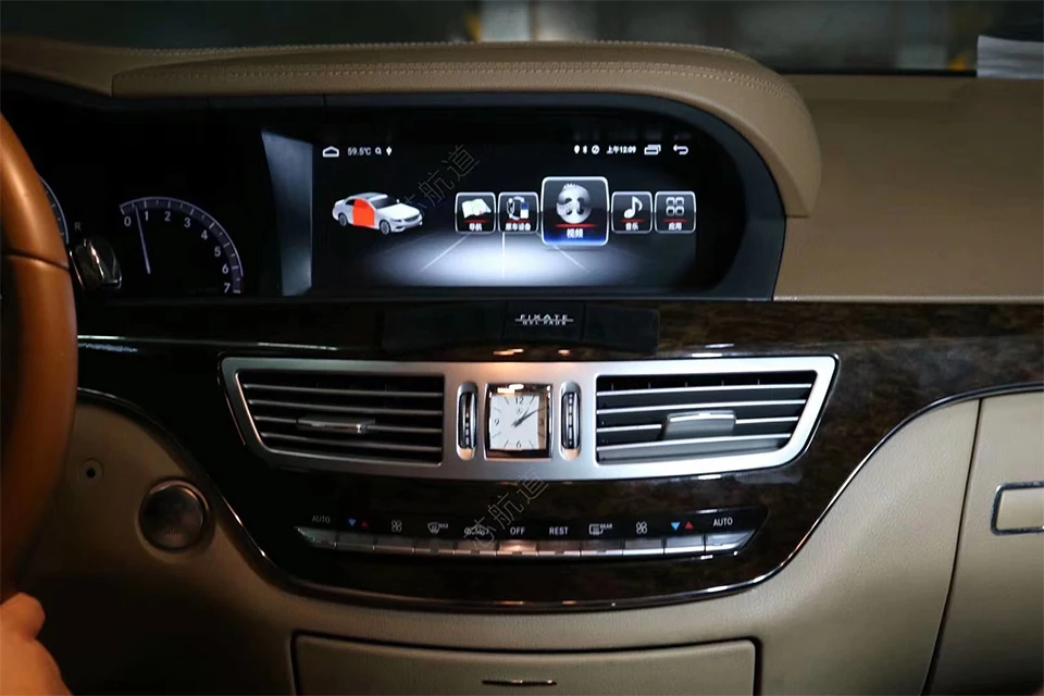 Sale Car radio Android multimedia player For Mercedes Benz S Class W221 2005-2013 10.25 inch touch screen GPS Carplay Car monitor 2