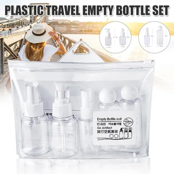 

High Quality Liquids Dispensing Bottles 5Pcs/set Compact Design Shampoo Shower Gel Portable Empty Bottles for Travel