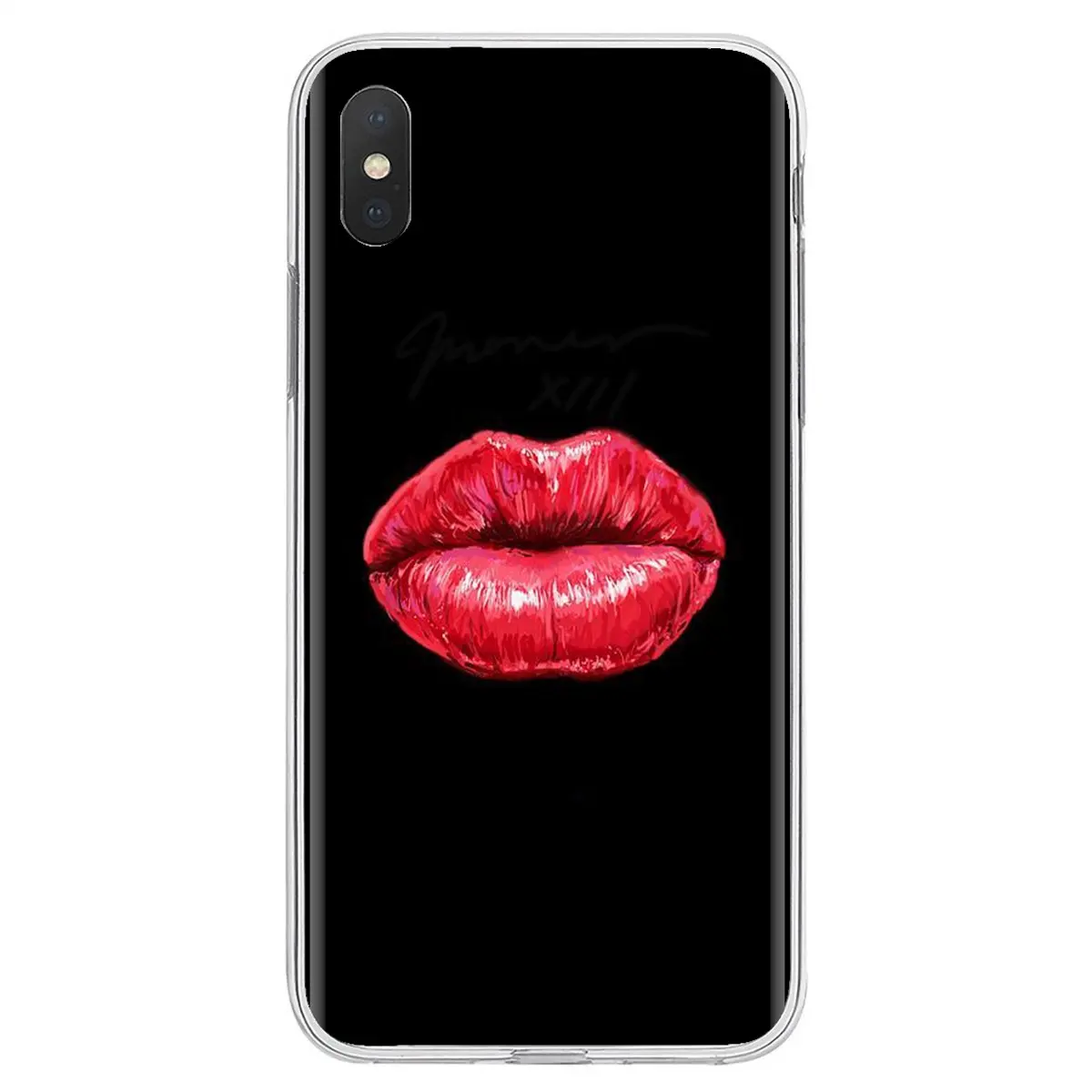 Мягкий силиконовый чехол из ТПУ для Xiaomi Mi A1 A2 A3 5X 6X 8 9 9t Lite SE Pro Max Mix 1 2 3 2S Red sexy vampire lips