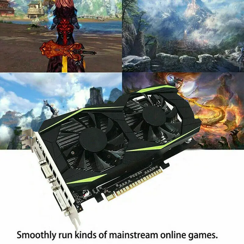 

1SET GeForce GTX 1050Ti GPU 4GB GDDR5 128 Bit Gaming Desktop Computer PC Support Video Graphics Cards Ti