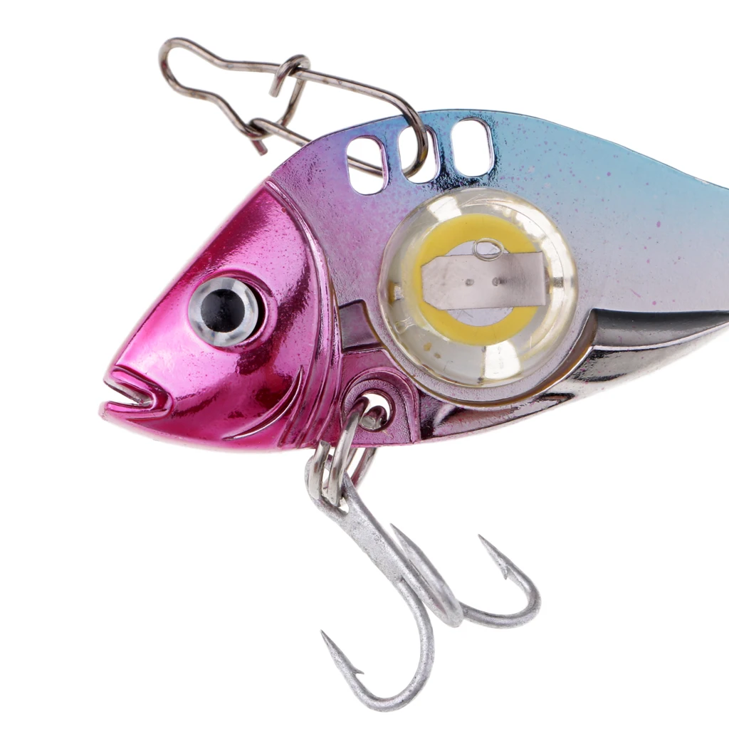 FLASHING LED Flash LIGHT Fishing Lure BAIT Deepwater Crank Bass Pike Casting