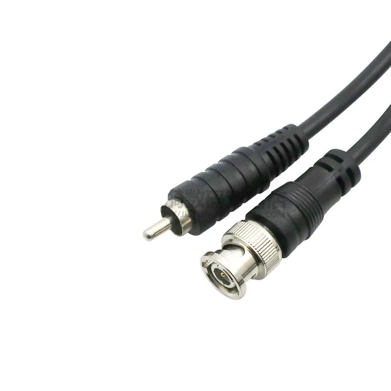 Conector de Cable Coaxial de 1M/3 pies macho BNC a RCA, adaptador de vídeo para sistema de cámara CCTV, accesorios para cámara