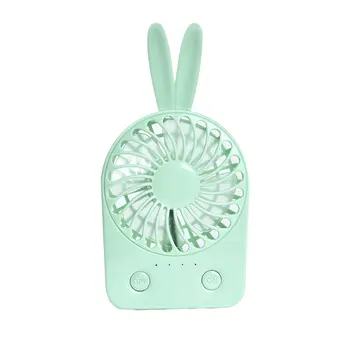 

Creative Personality Portable Usb Cartoon Mini Rabbit Charging Children Small Fan Student Fan Summer Portable Small Fan