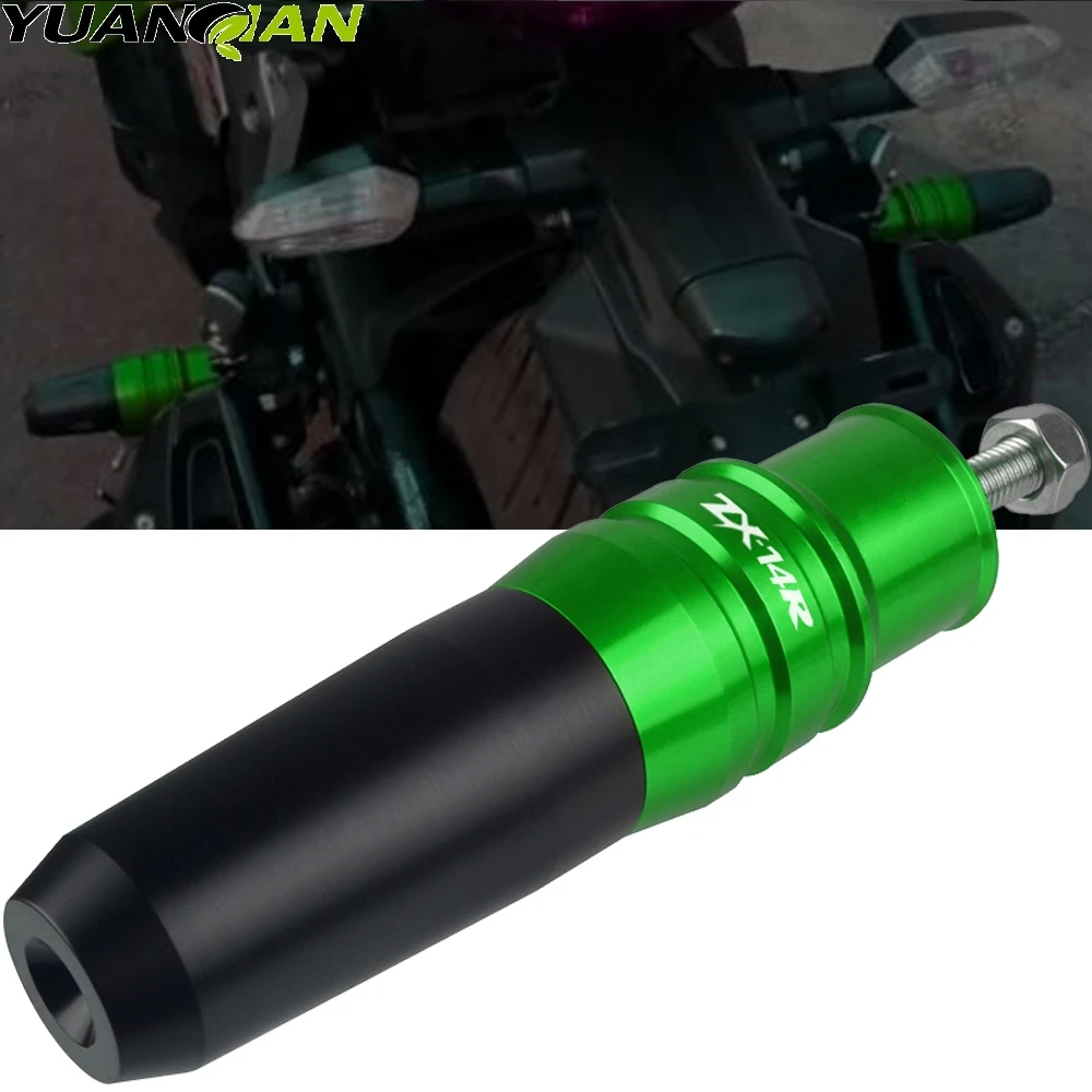 Nuovi Accessori Moto Alluminio Crash Scarico Slider Crash Pad Protector Per Kawasaki Zx14R Zzr1400 Ninja Zx-14R Zzr 1400
