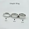 4mm 6mm 8mm Wide Stainless Steel Rings High Polished 2022 New Fashion Classic And Generous For Men's And Women's Ring Jewelry Gi ► Photo 3/6