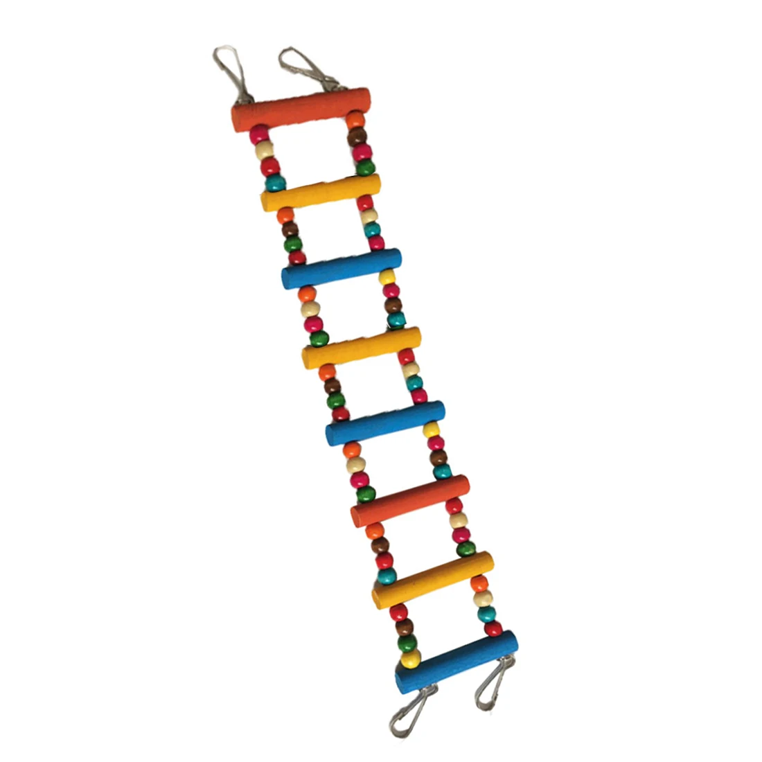 Ladder 54cm Попугай, лестница для скалолазания, деревянные качели, мост, клетка для птиц, подвесная игрушка для конуаров, Попугайчик для птиц, принадлежности для попугаев - Цвет: Ladder 54cm