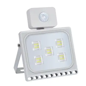 

30W Cool White PIR Motion Sensor LED Flood Light 110V AD Outdoor Garden Floodlight