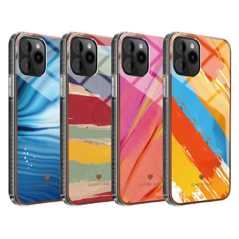 

Geometric Marble Phone Cases For iPhone 12 Mini 12 11 Pro Max XR X XS Max 7 8 Plus For SE 2020 Soft IMD Electroplated Back Cover