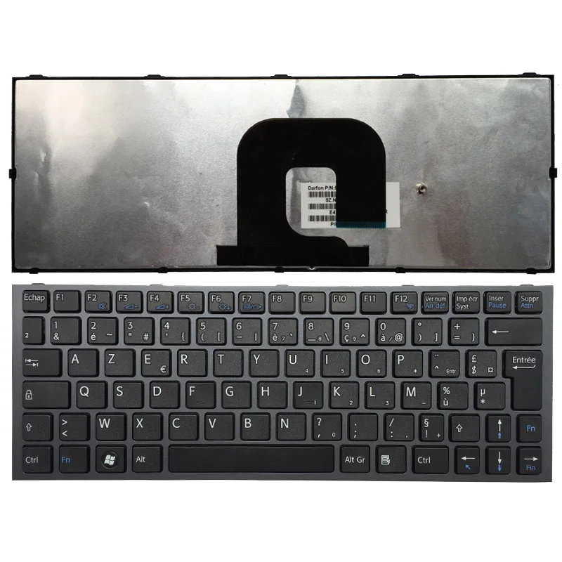 French Laptop keyboard FOR SONY Vaio VPC-YA VPC-YB VPC YA YB VPCYB15JC VPCYB35JC YB15AL Silver/black With frame | Компьютеры и офис