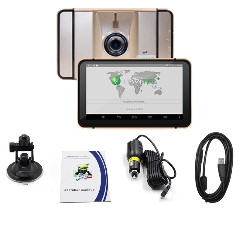 Android 4.4 7 Inch Car Dvr Camera Capacitive Screen Hd 1080P Bluetooth Wifi Mp4 Multimedia Player Gps Navigator North America Ma