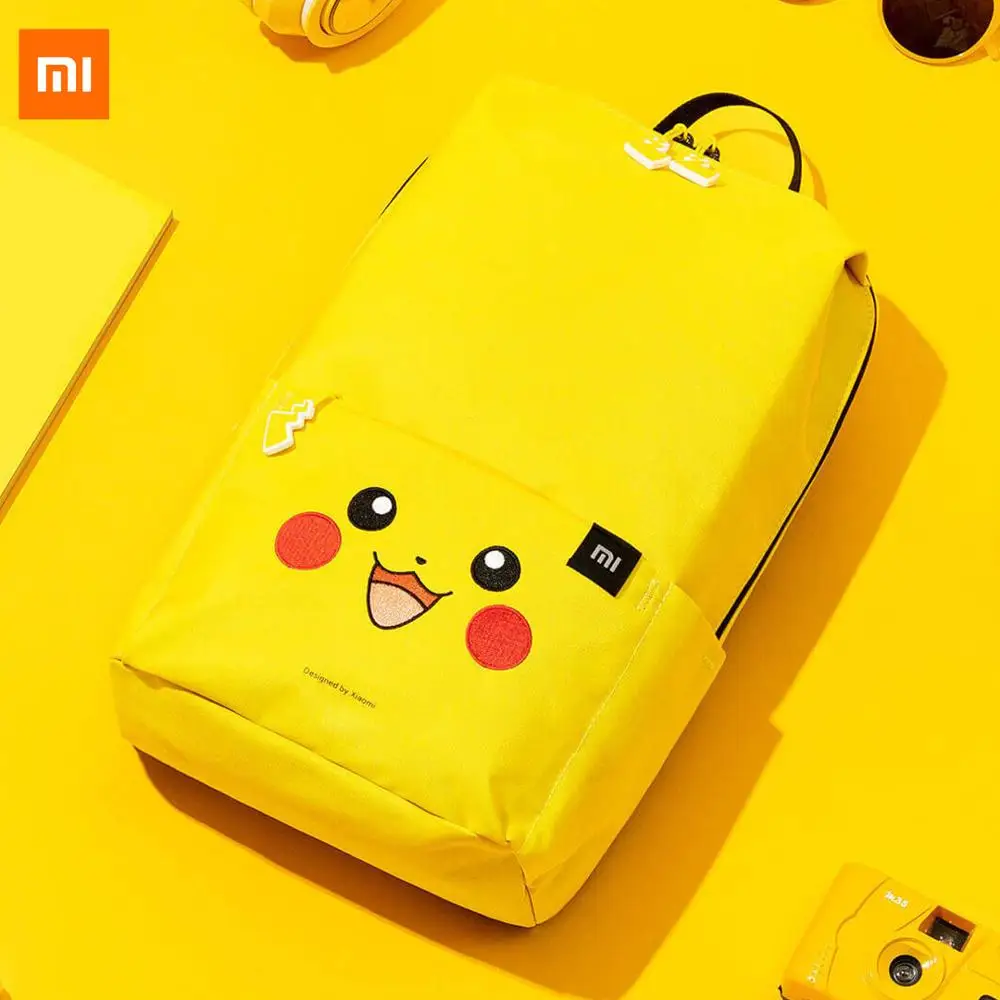 In Stock Newest Xiaomi Mi Small Backpack 10L Pikachued Leisure Sports Chest Pack Bags Unisex for Men Women Traveling Camping | Электроника