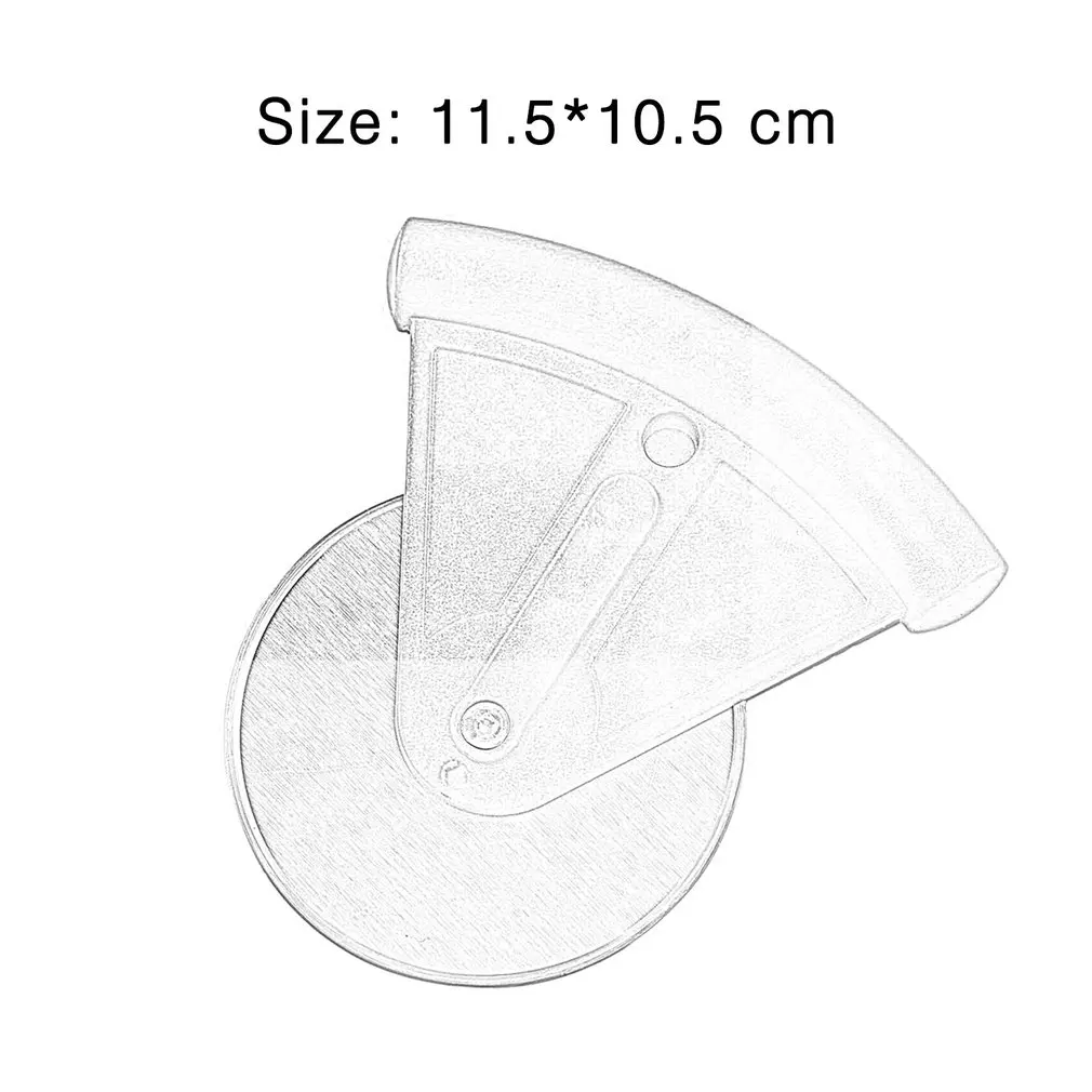 Stainless Steel Pizza Cutter Round Shape Pizza Wheels Cutters With Cover Cortador De Pizza Roller Knife Kitchen Accessories