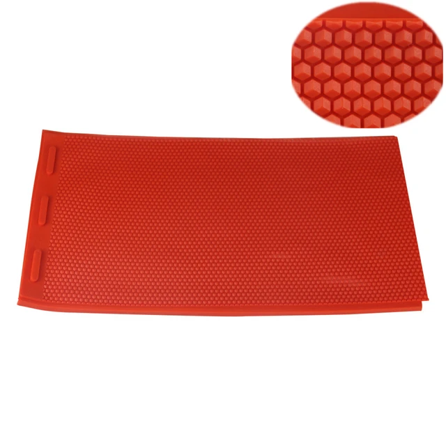 A Legkényelmesebb Méhviasz Alapítvány Press Mold Silicone Beeswax Alaplap Tool 5.4Mm Cell Size