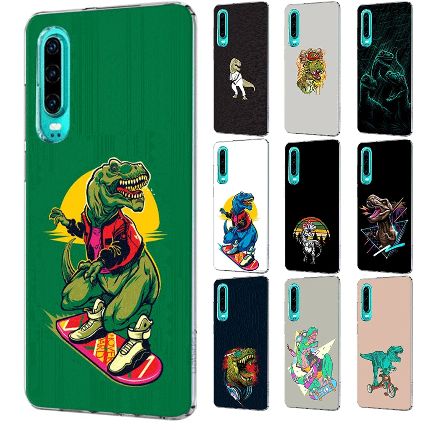 Mobile Phone Case for Huawei Mate 30 20 10 Pro Lite Y6 Y7 Y9 Nova 2 3 2i 3i 4 5i Shell Cover Dinosaur | Мобильные телефоны и
