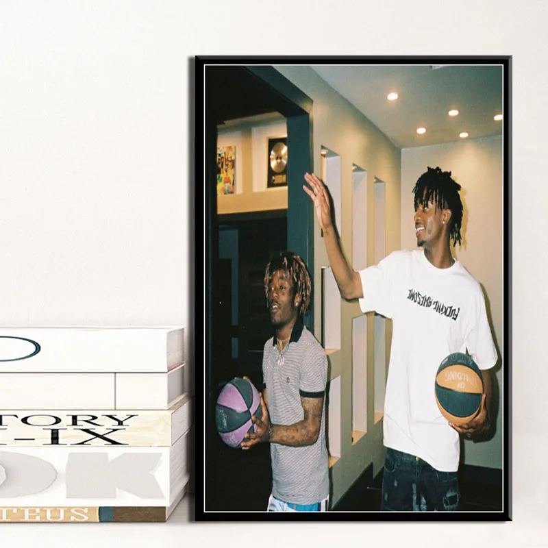 Playboi Carti & Lil Uzi Vert Tour постер с изображением рэпера музыкальных звезд