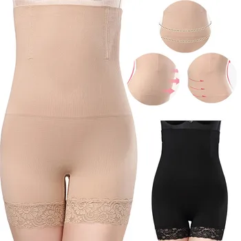 

High Waist Slimming Underwear Body-shaping Girdle Comfort Flat Angles Shaping Pant Control Panties Broadcloth Polyester Standard