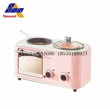 

Household Three-in-one Breakfast Making Machine Mini Egg Bread Machine Multifunctional Breakfast Machine Egg Frying Pan