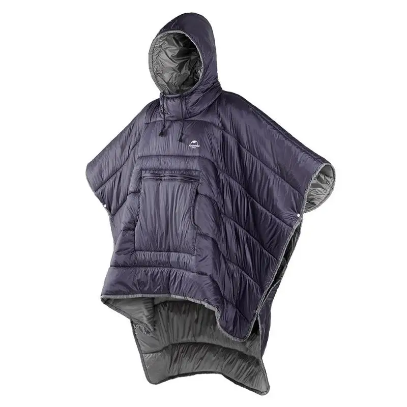 Фиолетовый Naturehike переносной водонепроницаемый спальный мешок для кемпинга, плащ, стильный спальный мешок для отдыха, зимнее пончо - Цвет: Фиолетовый