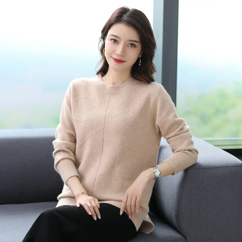 Women Cashmere Pullover Sweater Autumn Winter
