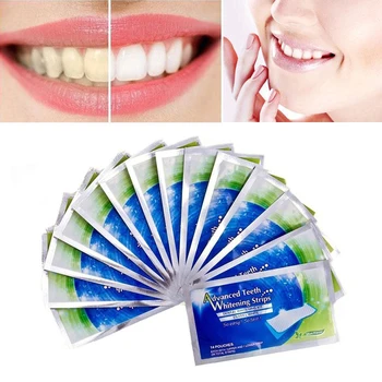 

New Professional Teeth Whitening Strips Tooth Whitening Stickers Tooth Bleaching Daily Use Whitening Oral Tooth Care Tool TSLM1