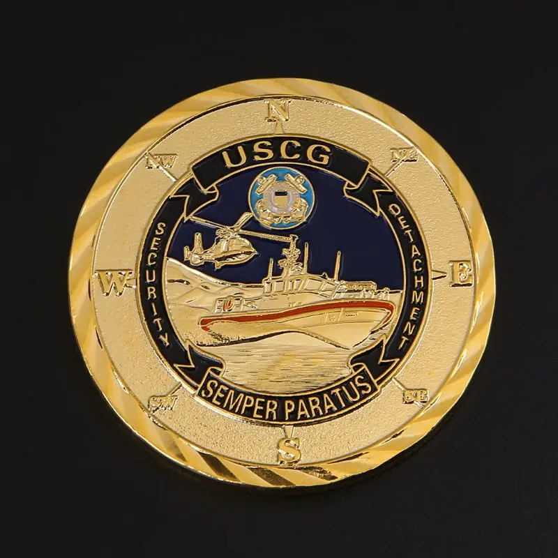 Новая памятная монета коллекция береговой охраны армии США сувенир