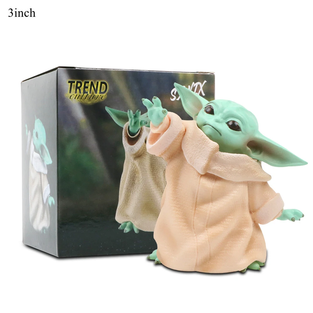 Baby Yoda Figure Doll 3inch Star Wars Grogu Mandalorian Action Figure Toy Cake Topper Tabletop Ornaments For Birthday Gift Action Figures Aliexpress Baby Yoda Figure Doll 3inch Star Wars Grogu Mandalorian Action Figure Toy Cake Topper Tabletop Ornaments For Birthday Gift Action Figures Aliexpress