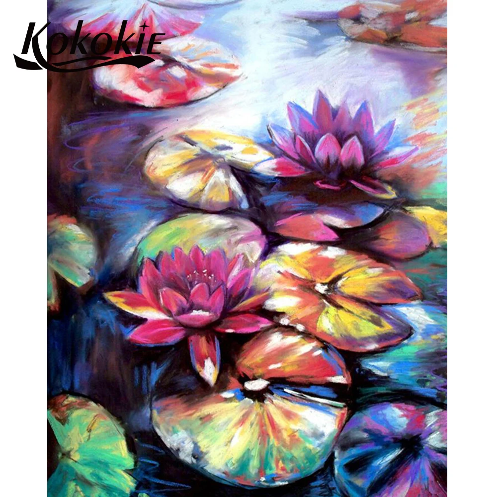 

5d diamond art painting diamond embroidery flowers diamond painting full drill Rhinestones pictures Lotus mosaic decoration