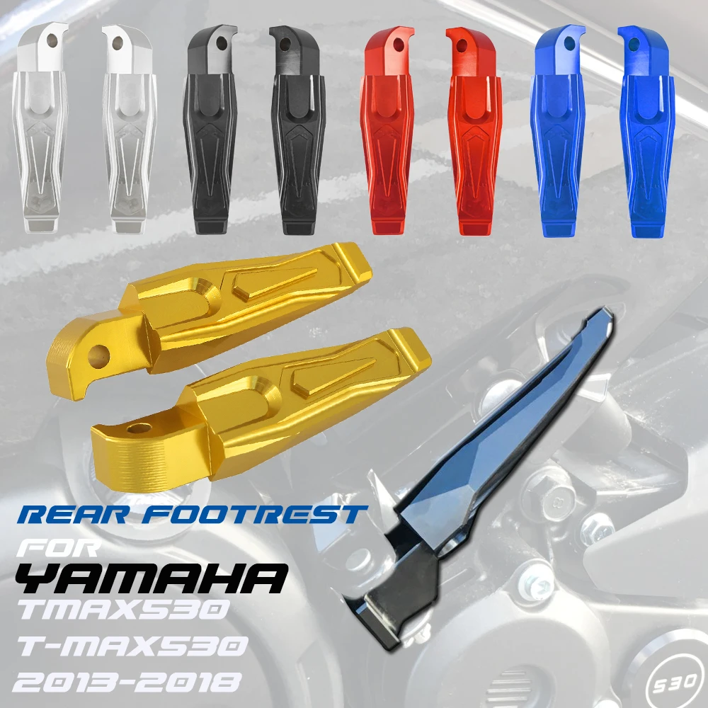 New Rear Foot Pegs Pedal Rest For Yamaha TMAX500 TMAX 530 XP530 XP500 MT07 MT09