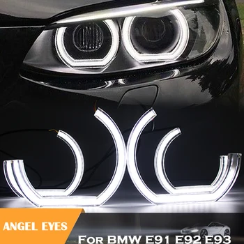 

Auto accessories LED DTM Angel eyes headlight kits for BMW M3 M4 E91 E92 E93 DRL halo rings lamps