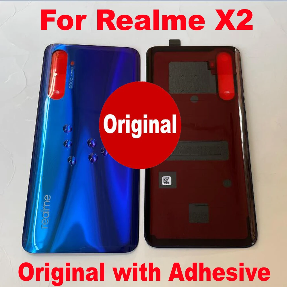 Оригинальная Лучшая Новая задняя крышка батарейного отсека стеклянная панель